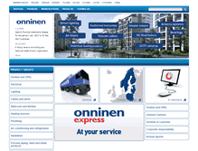 Tablet Screenshot of onninen.com